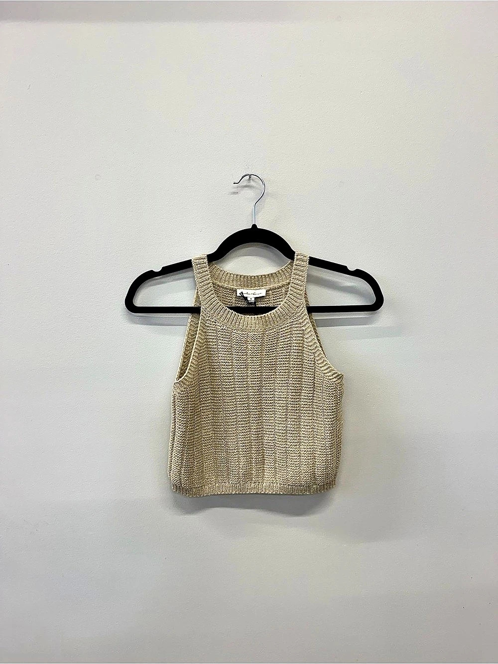 Rachel Roy Knit Tank Top in Beige Size Small NWT